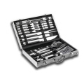 Deluxe Grill Set 21 Piece Heavy Duty Stainless Steel Grill Set in Case for Outdoor Cooking Camping Grilling Smoking